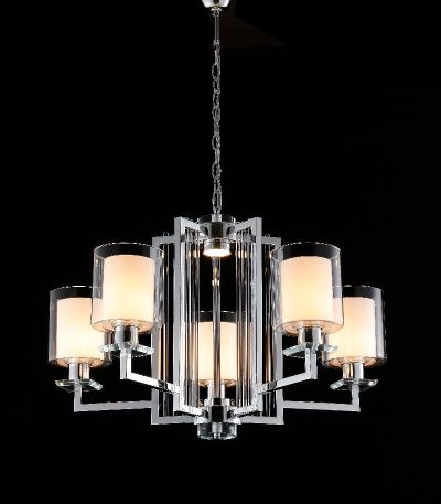 Подвесная люстра iLamp King RM6201-5 CR+CL