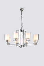 Подвесная люстра iLamp King RM6201-8 CR+CL