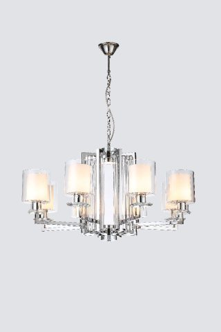 Подвесная люстра iLamp King RM6201-8 CR+CL