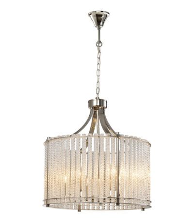 Подвесная люстра iLamp Manhattan P2554-6 Nickel