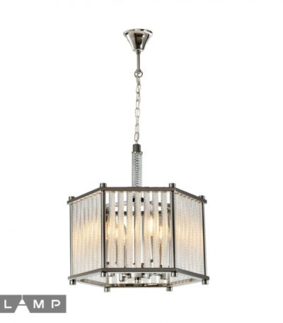 Подвесная люстра iLamp Rich P9509-4 Nickel