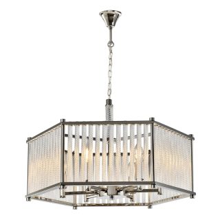 Подвесная люстра iLamp Rich P9509-6 Nickel
