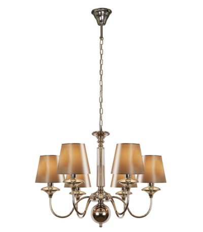 Подвесная люстра iLamp Rolling P2406-6 Nickel