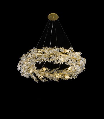 Подвесная люстра iLamp Savage 9065-D1000 GD