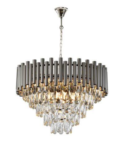 Подвесная люстра iLamp Savage P9510-8 Nickel