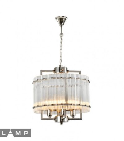 Подвесная люстра iLamp Silverstone P9503-4 Nickel
