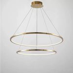 Подвесная люстра iLedex Axis 10112P/2-39W-3000K (6/4) BR