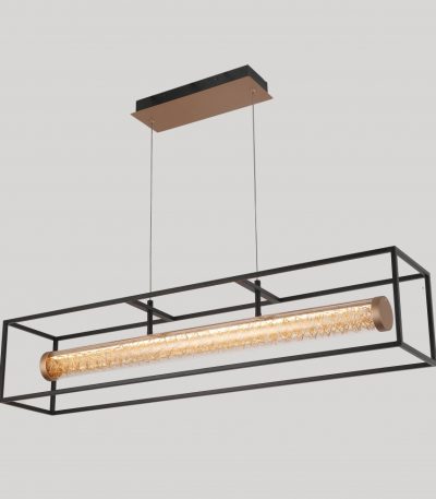 Подвесная люстра iLedex Look 4737-90 MBK+SGD