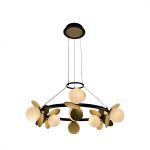 Подвесная люстра iLedex Savage C4641-9 MBK+SGD