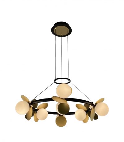 Подвесная люстра iLedex Savage C4641-9 MBK+SGD