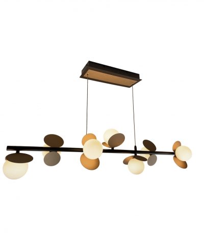 Подвесная люстра iLedex Savage C4644-7 MBK+SGD