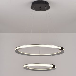 Подвесная люстра iLedex Vision 9225-6+4SD GR+BK