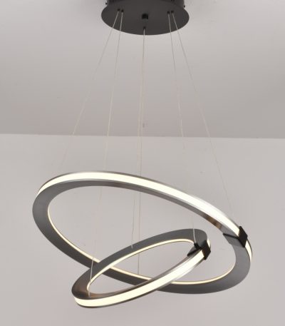 Подвесная люстра iLedex Vision 9225-8+5SD GR+BK