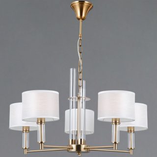 Подвесная люстра Illumico IL0755-5PSQ-25 BRASS GENOA