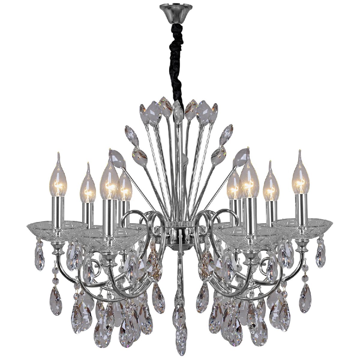 Подвесная люстра Illumico IL2367-8POR-39 CR Подвесная люстра Illumico IL2367-8POR-39 CR