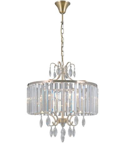 Подвесная люстра Illumico IL3519-5PSQ-24 AB LYRA