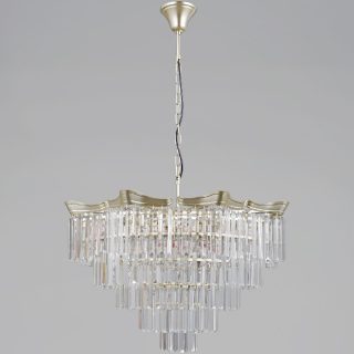 Подвесная люстра Illumico IL3575-8+4PSQ-24 GD LYRA