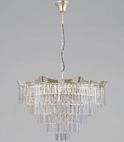 Подвесная люстра Illumico IL3575-8+4PSQ-24 GD LYRA