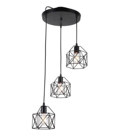 Подвесная люстра IMEX MD.0330-3-P BK