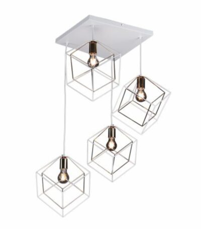 Подвесная люстра IMEX MD.0830-4-P WH+FGD