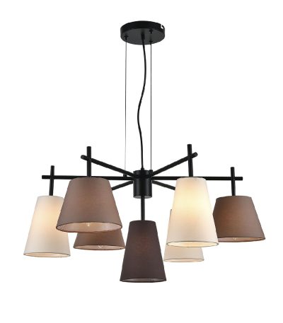 Подвесная люстра Indigo Abbinare 13032/7P Black V000534