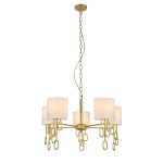 Подвесная люстра Indigo Amali 13026/5P Gold V000479