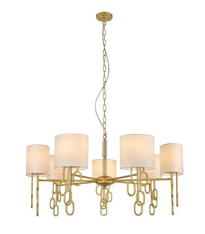 Подвесная люстра Indigo Amali 13026/7P Gold V000480