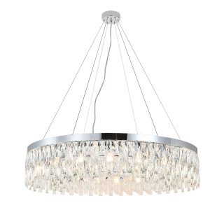 Подвесная люстра Indigo Anna 12029/18P Chrome V000498