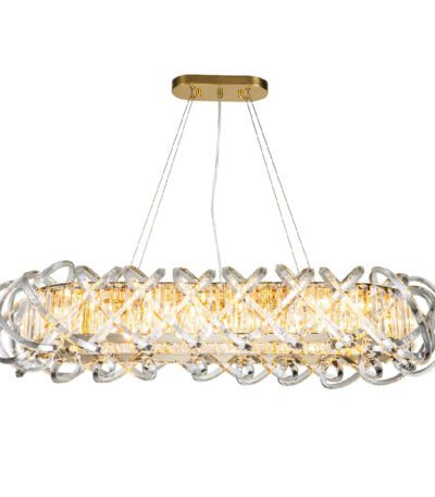 Подвесная люстра Indigo Braccia 12007/12PL Gold V000400