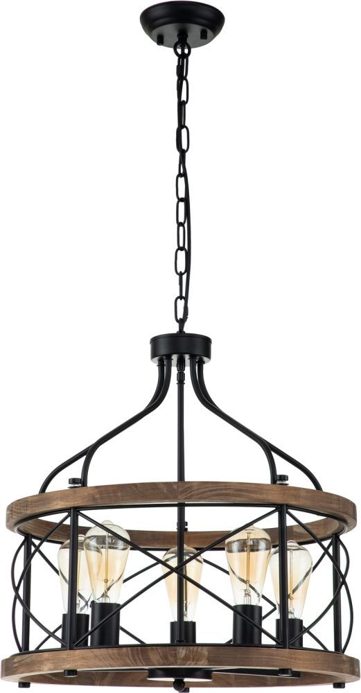 Подвесная люстра Indigo Camino 10017/5P Black V000206 Подвесная люстра Indigo Camino 10017/5P Black V000206