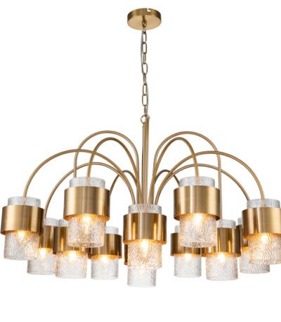 Подвесная люстра Indigo Eleganza 12019/A/12P Brass V000324