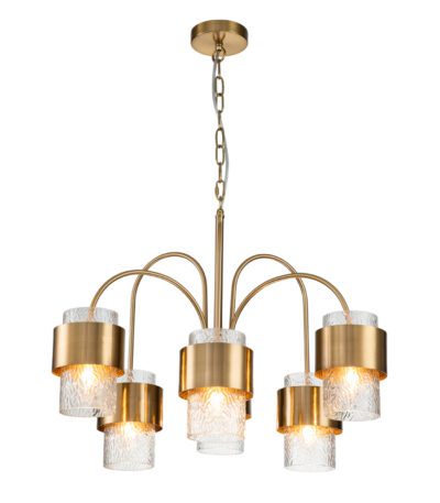 Подвесная люстра Indigo Eleganza 12019/A/6P Brass V000322