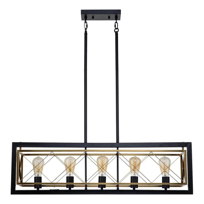 Подвесная люстра Indigo Era 10003/5R Black V000067 Подвесная люстра Indigo Era 10003/5R Black V000067