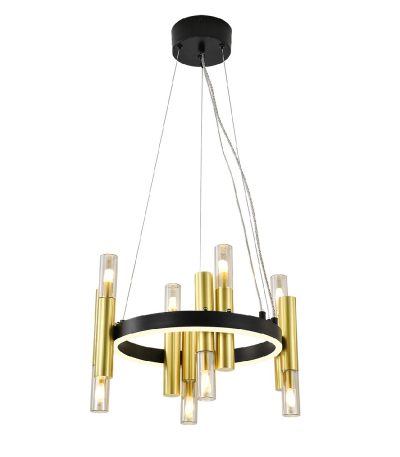 Подвесная люстра Indigo Fiamma 13027/8P Black V000106L