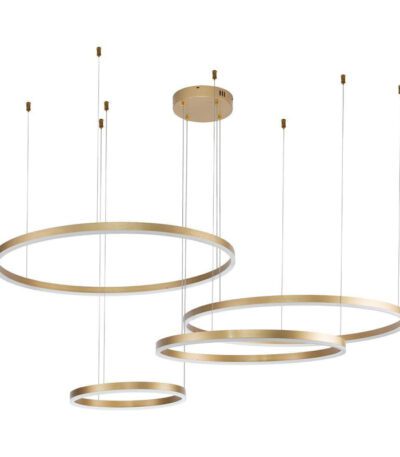 Подвесная люстра Indigo Galass 14001/4P Gold V000015L