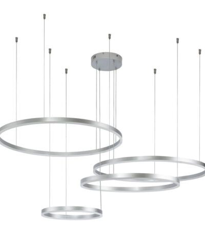 Подвесная люстра Indigo Galass 14001/4P Silver V000016L