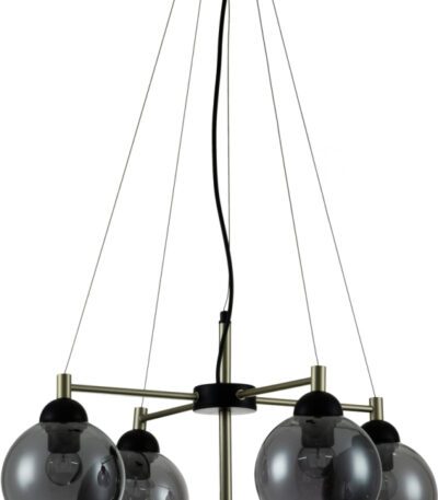 Подвесная люстра Indigo Grappoli 11029/5P Black V000215