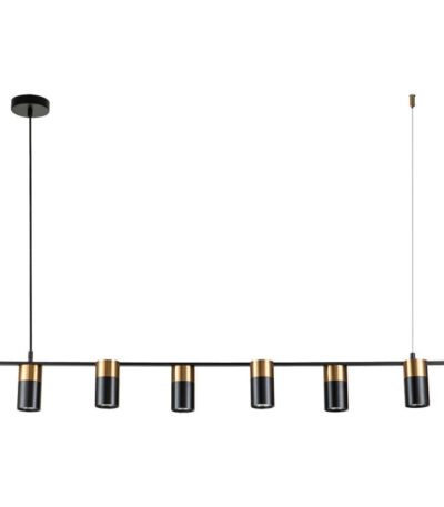 Подвесная люстра Indigo Liberta 11014/6P Black V000147