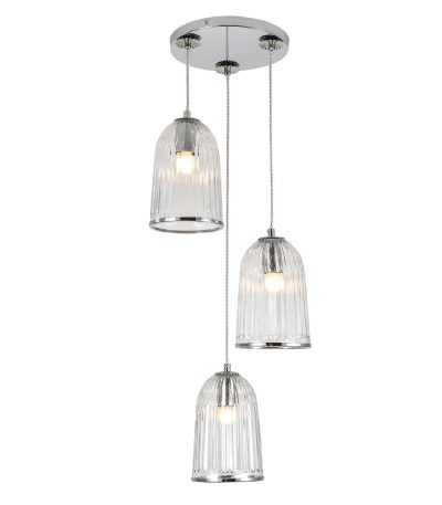 Подвесная люстра Indigo Lucido 11046/3P Chrome V000482