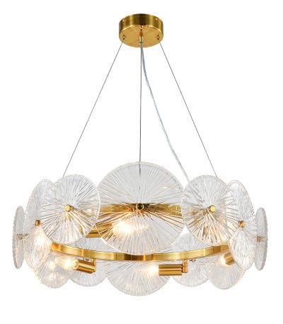 Подвесная люстра Indigo Miele 12021/6P Brass V000604