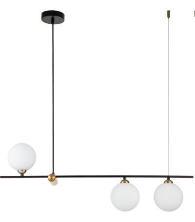 Подвесная люстра Indigo Opaco 11015/3P Black V000152