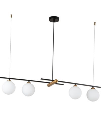 Подвесная люстра Indigo Opaco 11015/4P Black V000153