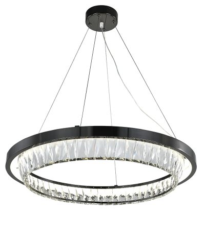 Подвесная люстра Indigo Riva 12045/1P Black V000103L