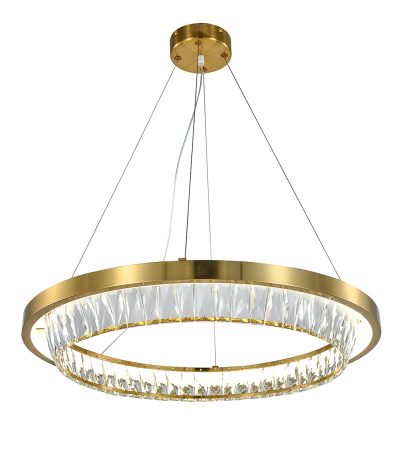 Подвесная люстра Indigo Riva 12045/1P Brass V000102L