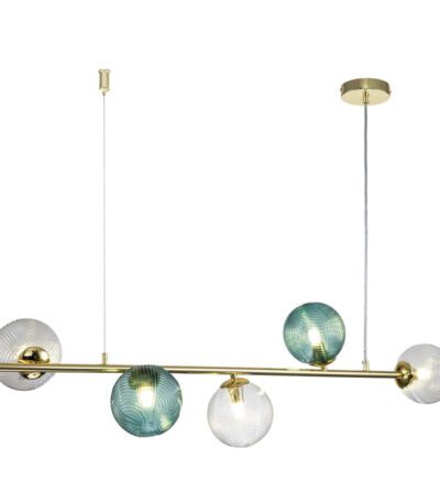 Подвесная люстра Indigo Selva 11032/5PL Gold V000297