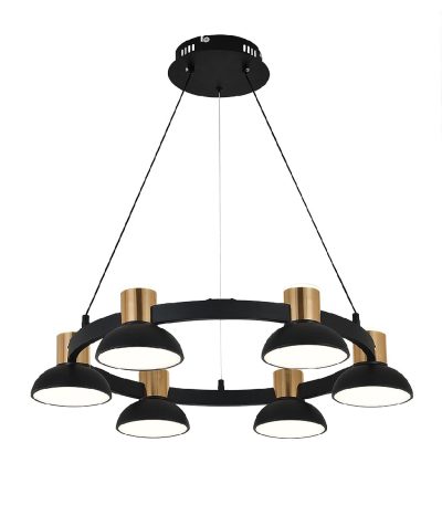 Подвесная люстра Indigo Traforo 11059/6P Black V000182L