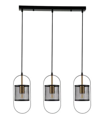 Подвесная люстра Indigo Via 10009/3P Black V000183