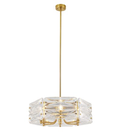 Подвесная люстра Indigo Zaffiro 12046/6P Brass V000500