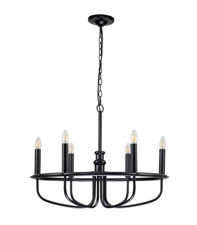 Подвесная люстра Kichler Capitol hill KL-CAPITOL-HILL6-BLK