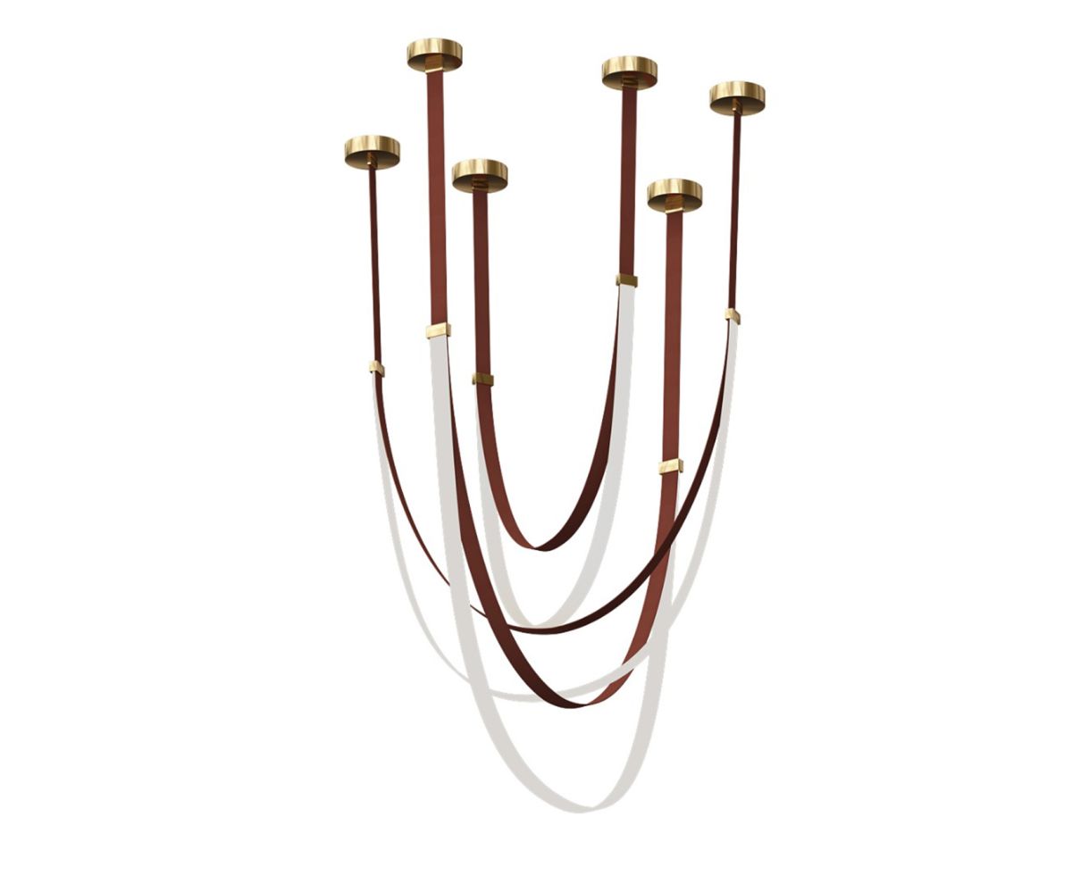 Подвесная люстра Kink Light Лирд 07689A-120+150+180,04 Подвесная люстра Kink Light Лирд 07689A-120+150+180,04